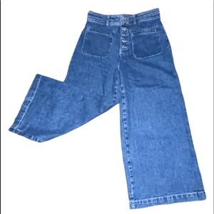 We the free🦋High waist wide leg crop jeans
